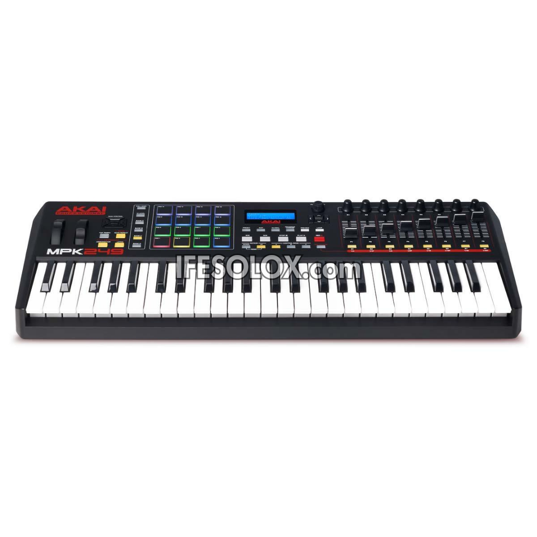AKAI Professional MPK249 USB MIDI Keyboard Controller (49 Semi Weighted Keys, 16 Drum Pads) - Brand New