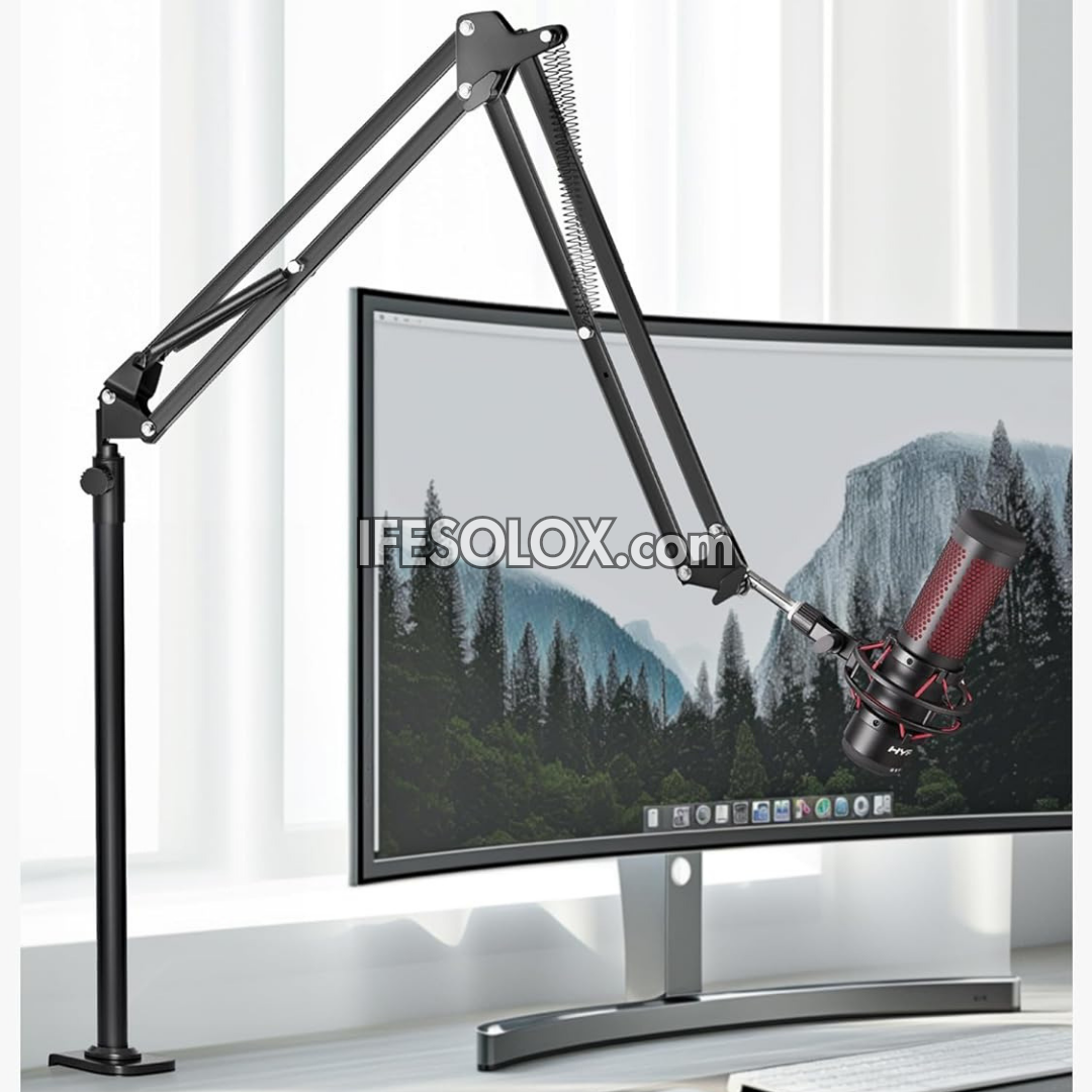 Desktop Overhead Boom Arm Microphone Stand - Brand New