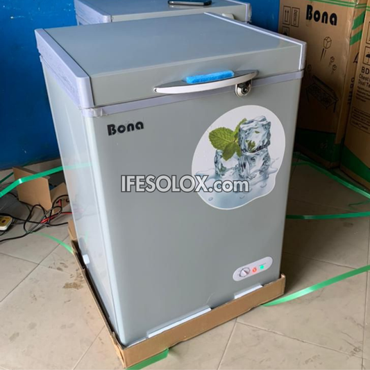 BONA 118-Liters Solar Chest Deep Freezer (BD-001) with AC and DC input - Brand New
