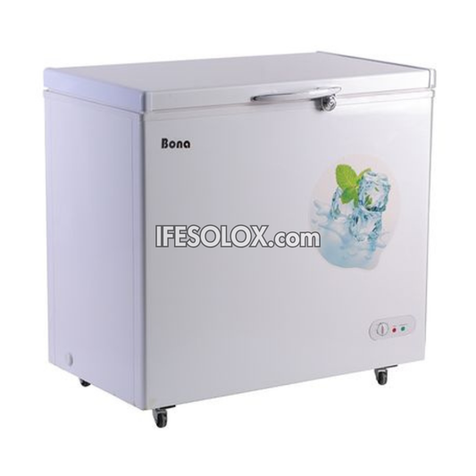 BONA 168-Liters Solar Chest Deep Freezer (BD-002) with AC and DC input - Brand New