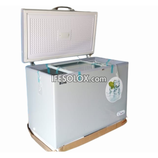 BONA 218-Liters Solar Chest Deep Freezer (BD-003) with AC and DC input - Brand New