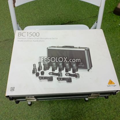 Behringer BC1500 Premium 7-Piece Drum Microphone Set for Studio and Live Applications - Brand New