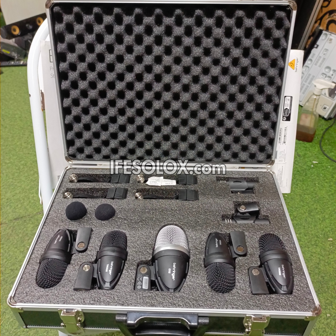 Behringer BC1500 Premium 7-Piece Drum Microphone Set for Studio and Live Applications - Brand New