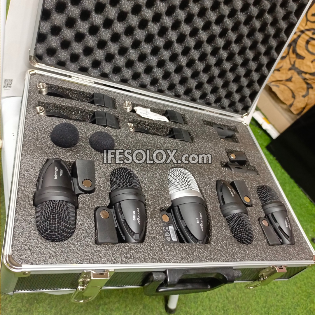 Behringer BC1500 Premium 7-Piece Drum Microphone Set for Studio and Live Applications - Brand New