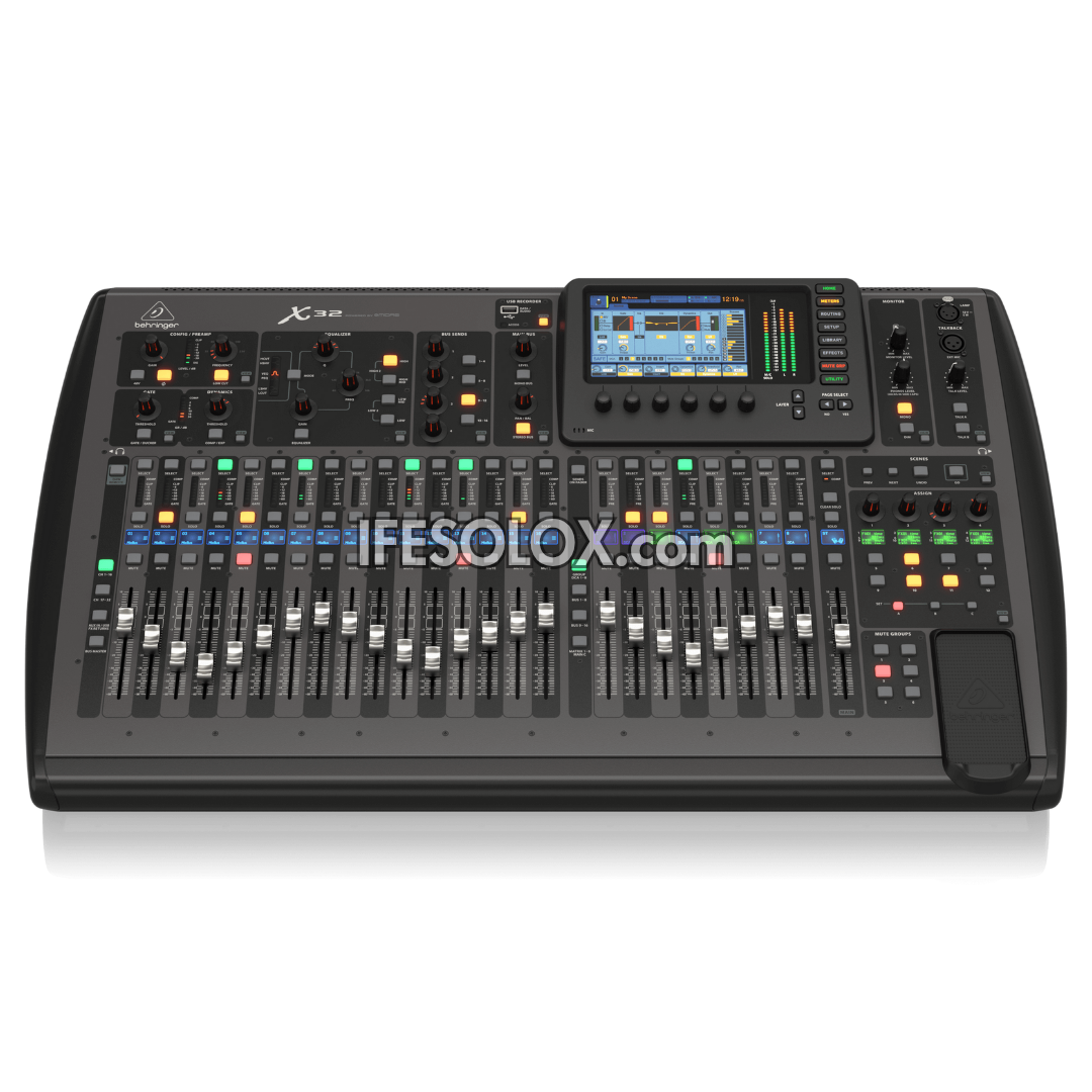 Behringer X32 40-Input, 25-Bus Digital Mixer with 32 MIDAS Preamps, 32-Channel Audio Interface and iPad/iPhone Support - Brand New