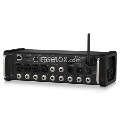 Behringer XR12 12-Input Digital Mixer for iPad/Android with 4 Midas Preamps, 8 Line Inputs, WiFi, USB Recording - Brand New