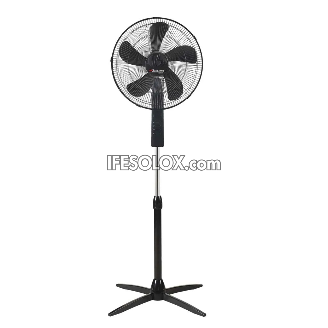Binatone 16" Standing Fan with 3 Speed buttons, 5 Fin High-Efficiency Fan Blades (VS-1656) - Brand New