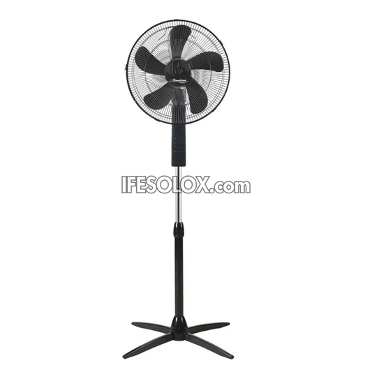 Binatone 16" Standing Fan with 3 Speed buttons, 5 Fin High-Efficiency Fan Blades (VS-1656) - Brand New