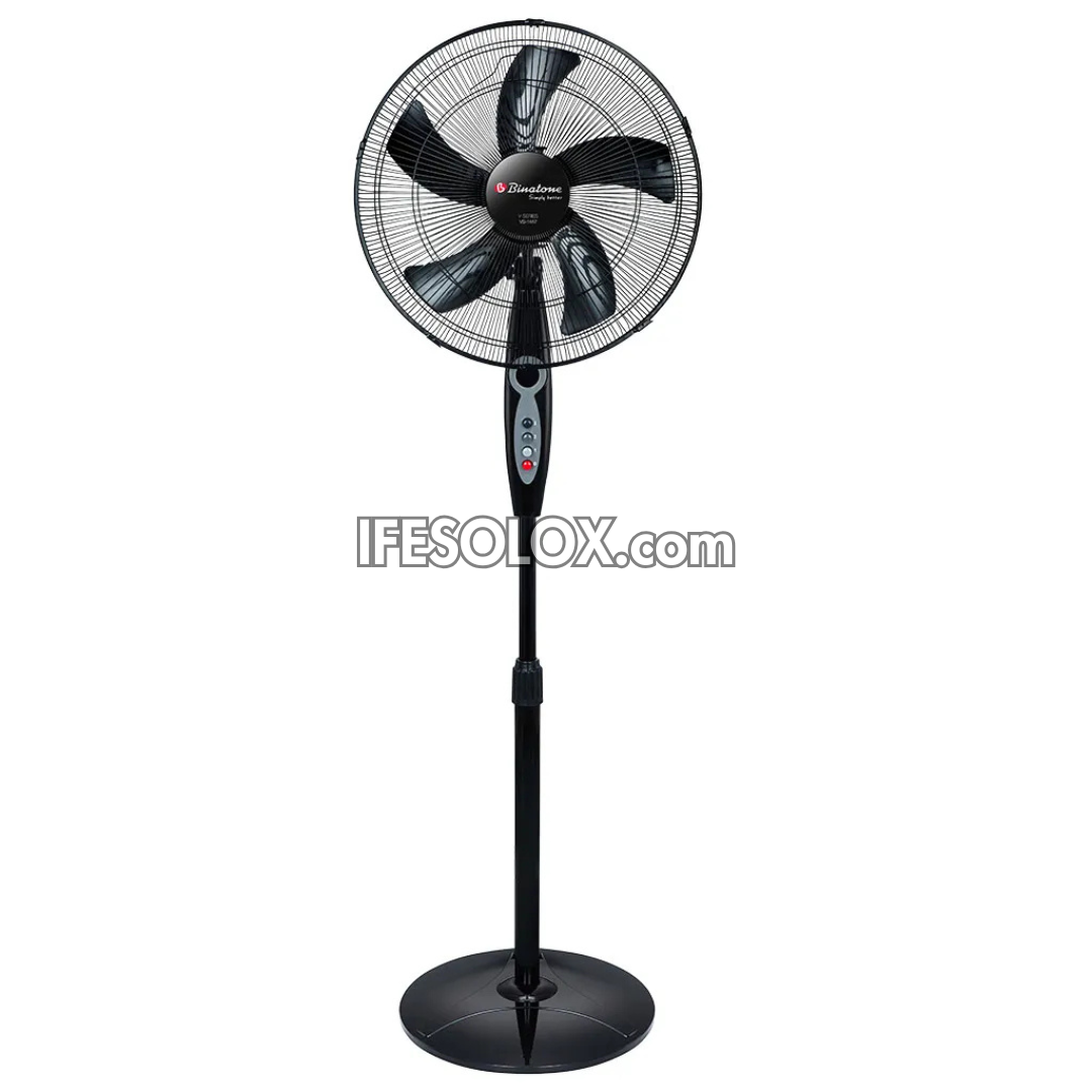 Binatone 16" Standing Fan with 3 Speed buttons, 5 Fin High-Efficiency Fan Blades (VS-1657) - Brand New