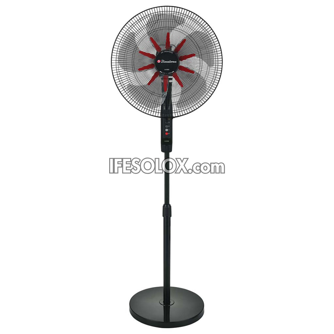 Binatone 18" Standing Fan with 3 Speed buttons, 5 Fin High-Efficiency Fan Blades (A-1810) - Brand New