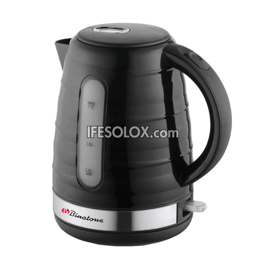 Binatone CEJ-1706S 1.7-Liter Fast Boil Stainless Electric Kettle with Auto Shut-off and Boil-dry Protection - Brand New