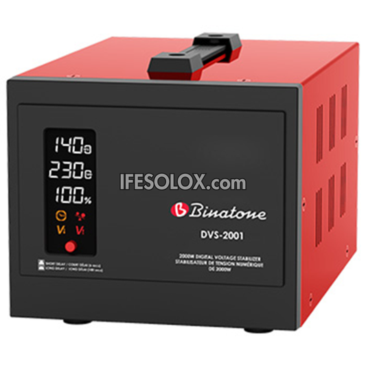 Binatone DVS-2001 2000Watts Digital Voltage Stabilizer with USB Charging Port - Brand New