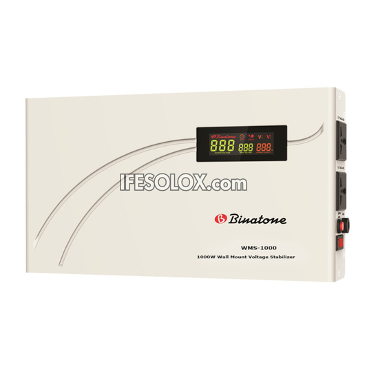 Binatone WMS-1000 1000Watts Wall-Mounted Digital Voltage Stabilizer - Brand New