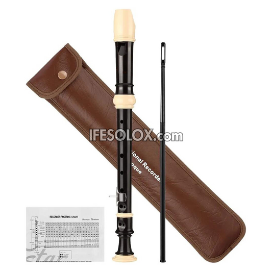Brown Recorder Instrument for Schools, Beginners and Students - Brand New