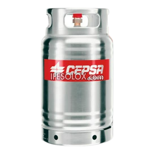 CEPSA 12.5kg Rustproof Stainless Steel Cooking Gas Cylinder