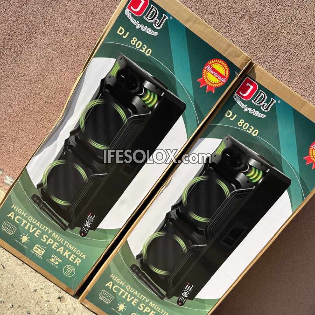 DJACK DJ8030 Bass Blast Bluetooth HiFi Party Rocker with Built-in Big Battery - Brand New