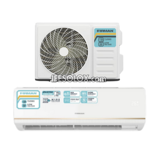 FIRMAN 1.5HP Split Unit AC with Copper Compressor and Installation Kit (AC-FDD-12NS) - Brand New