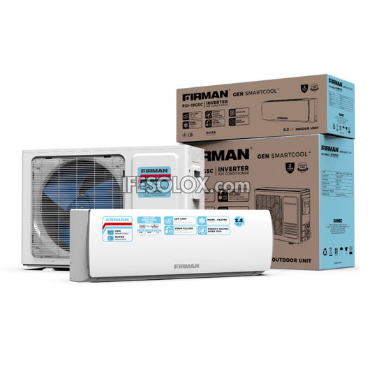 FIRMAN 1.6HP Inverter Split Unit AC with Copper Compressor and Installation Kit - Brand New