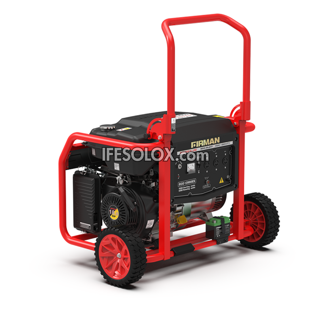 FIRMAN ECO12990ES 9KVA 100% Copper Key start Gasoline Generator - Brand New