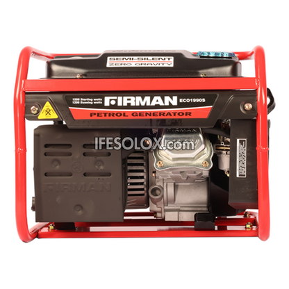 FIRMAN ECO1990S 1.3KVA 100% Copper Manual Gasoline Generator - Brand New