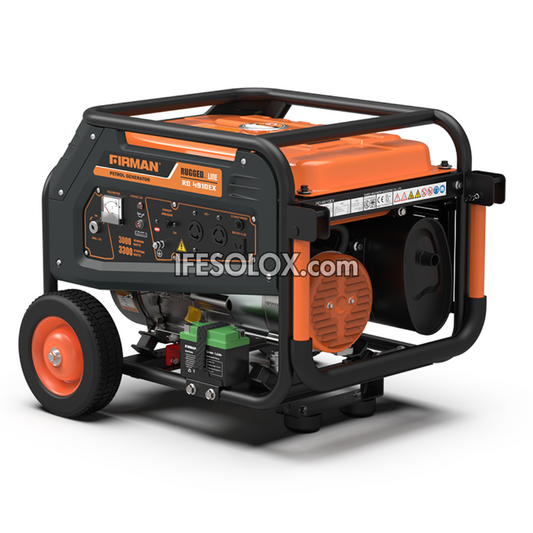 FIRMAN RD4910EX 3KVA 100% Copper Key Start RUGGED Gasoline Generator - Brand New