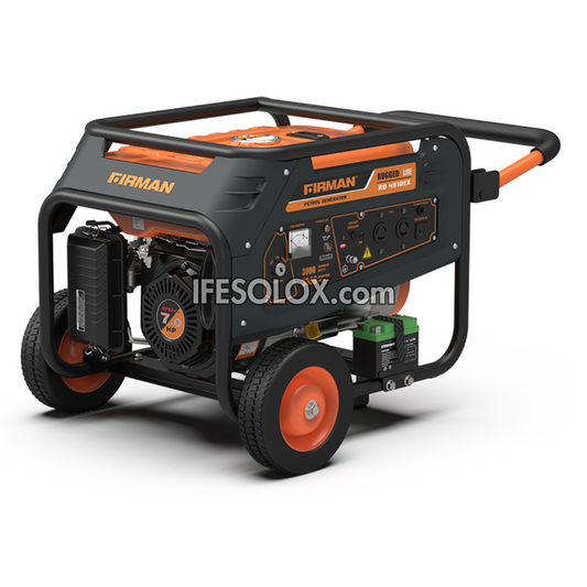 FIRMAN RD4910EX 3KVA 100% Copper Key Start RUGGED Gasoline Generator - Brand New
