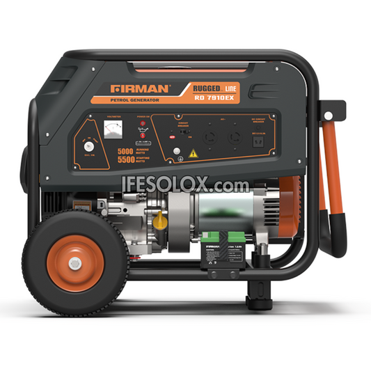 FIRMAN RD7910EX 5KVA 100% Copper Key Start RUGGED Gasoline Generator - Brand New