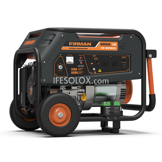 FIRMAN RD8910EX 6KVA 100% Copper Key Start RUGGED Gasoline Generator - Brand New