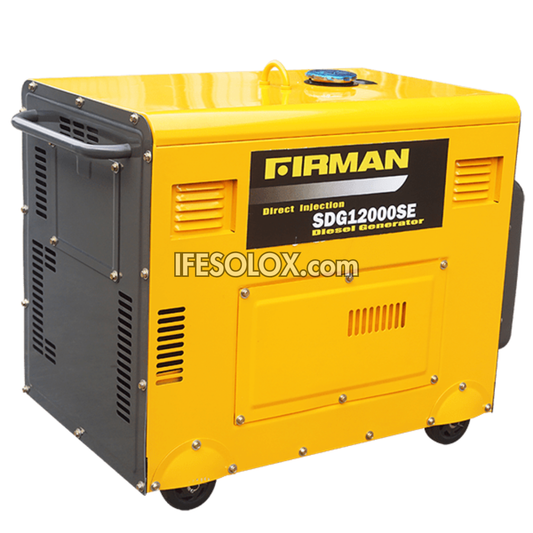 FIRMAN SDG12000SE 8.5KVA KeyStart 100% Pure Copper Soundproof Diesel Generator - Brand New