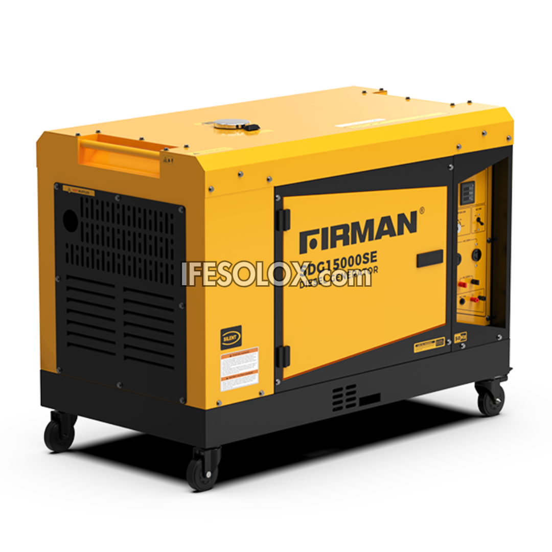 FIRMAN SDG15000SE 12.2KVA KeyStart 100% Pure Copper Soundproof Diesel Generator - Brand New