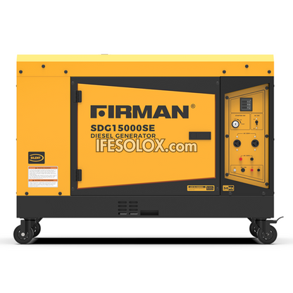FIRMAN SDG15000SE 12.2KVA KeyStart 100% Pure Copper Soundproof Diesel Generator - Brand New