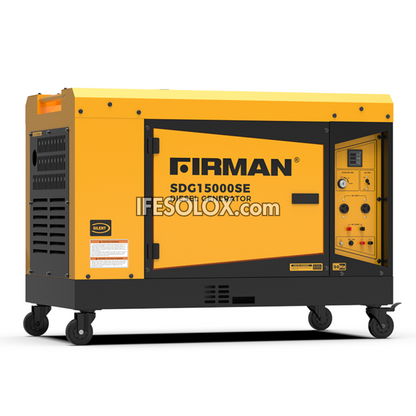 FIRMAN SDG15000SE 12.2KVA KeyStart 100% Pure Copper Soundproof Diesel Generator - Brand New