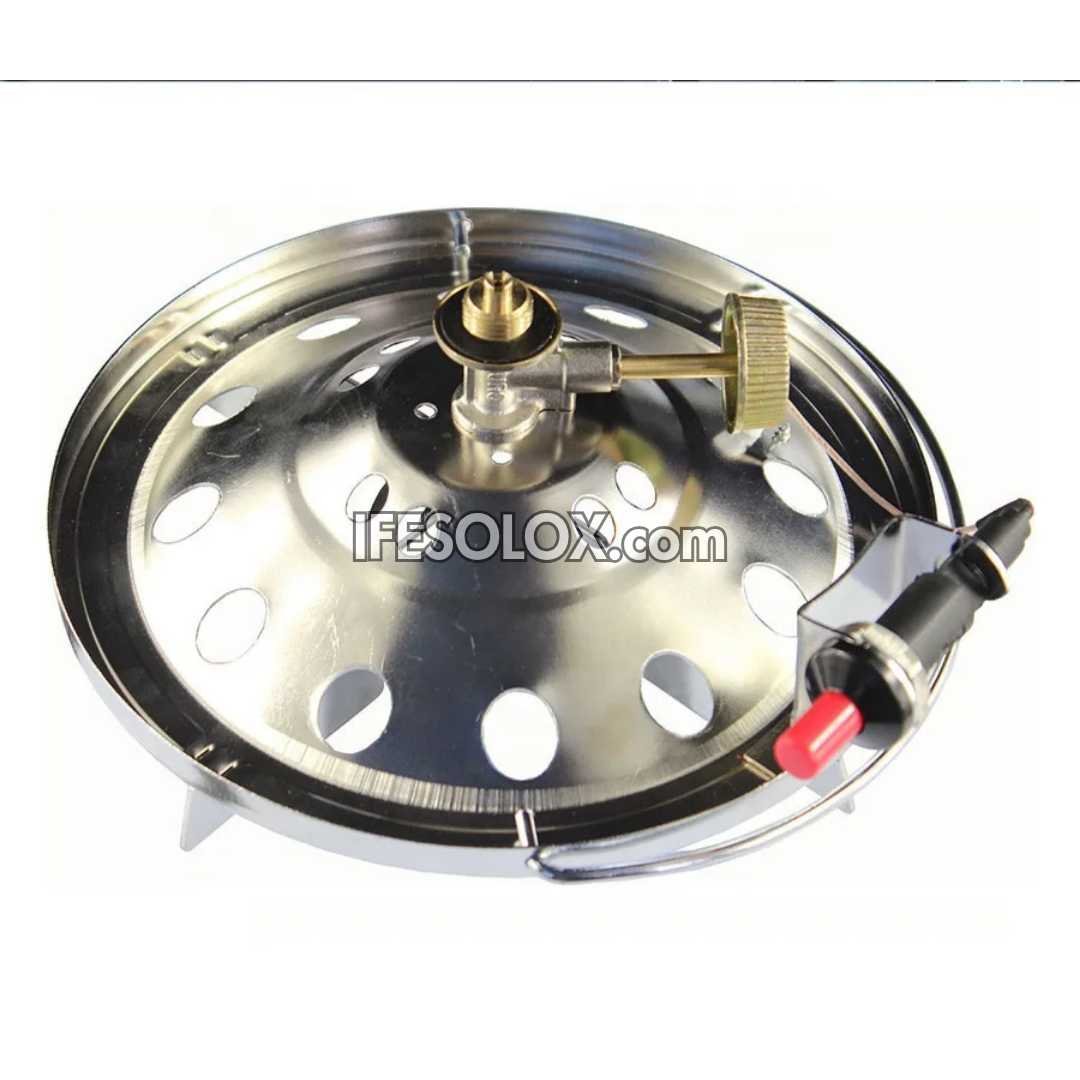 Gas Cylinder Stainless Steel Cooktop Stove with Single Burner, Auto ignition, Valve Control - Brand New