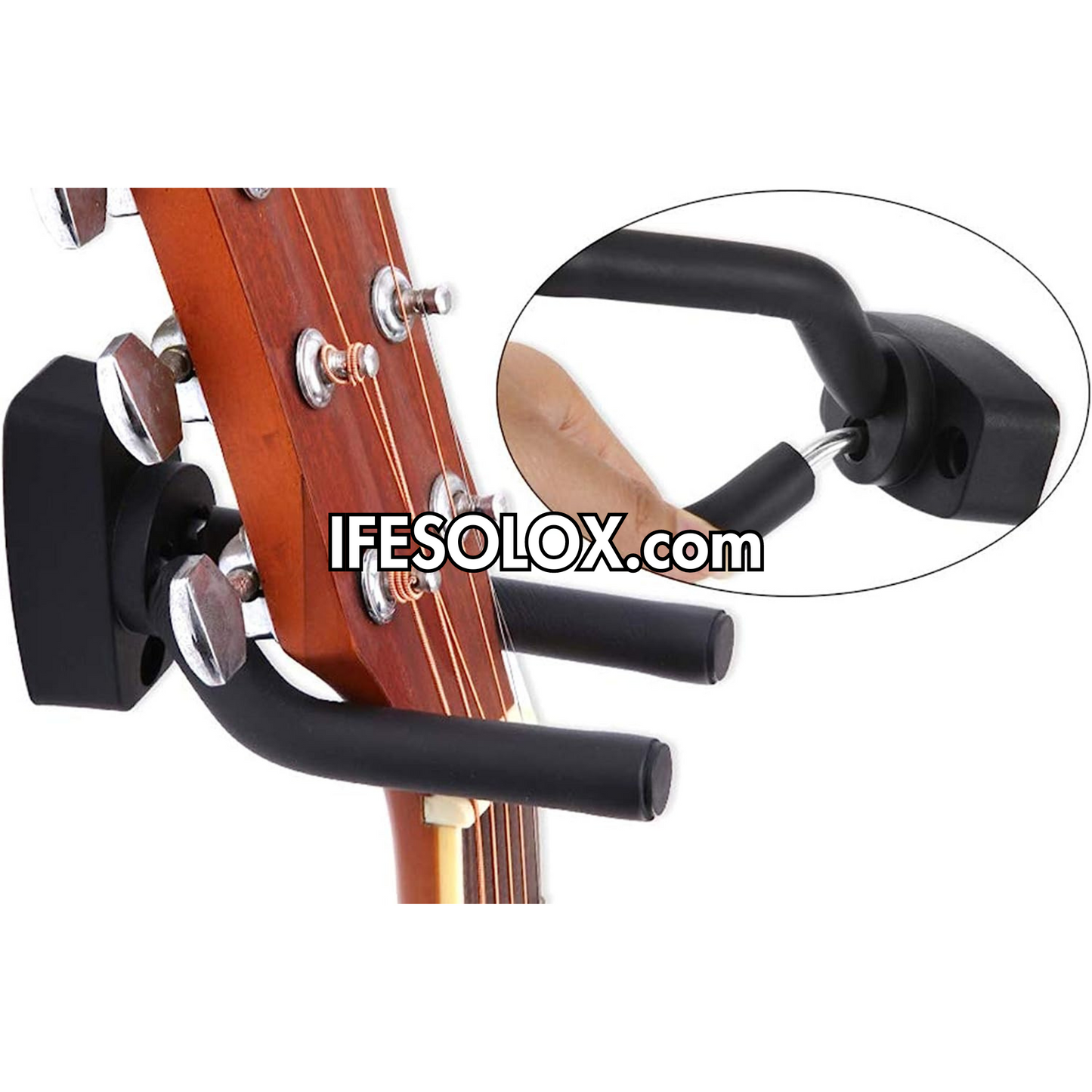 SLX Single Wall Mount Guitar Stand for Acoustic, Bass and Electric Guitars - Brand New