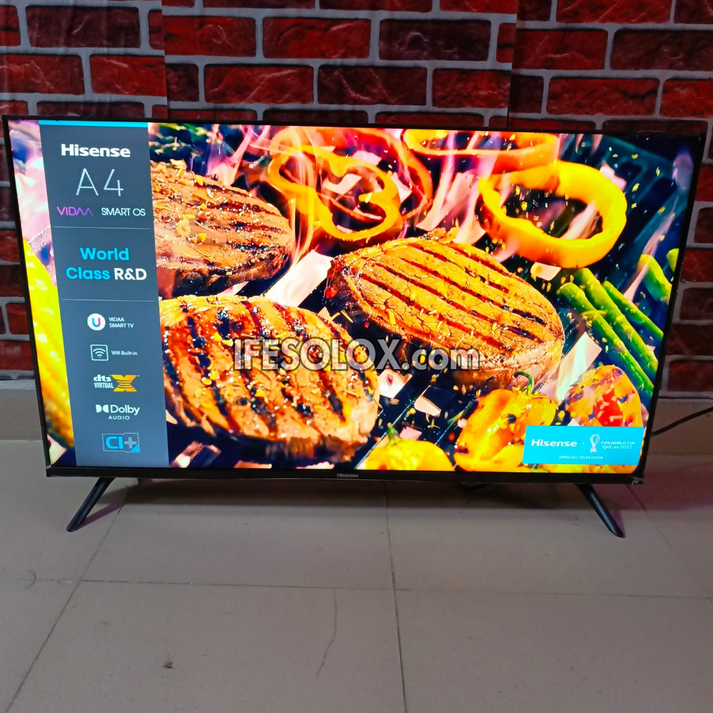 Hisense 40 Inch 40A4G Series VIDAA Smart Full HD Frameless TV (Built-i ...