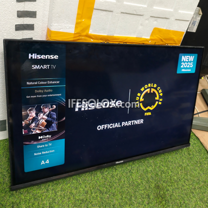 Hisense 32 Inch 32A4Q 2025 VIDAA Smart Full HD Frameless TV (WiFi, Screen Mirroring) - Foreign Used