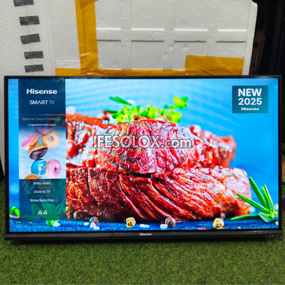 Hisense 32 Inch 32A4Q 2025 VIDAA Smart Full HD Frameless TV (WiFi, Screen Mirroring) - Foreign Used