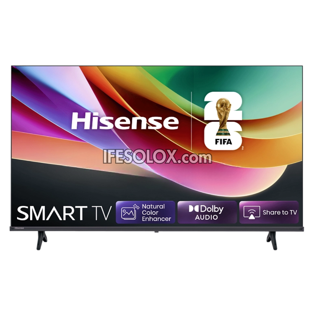 Hisense 32 Inch 32A4S VIDAA Smart Full HD LED Frameless TV + 1 Year Warranty (Free Wall Mount) - Brand New