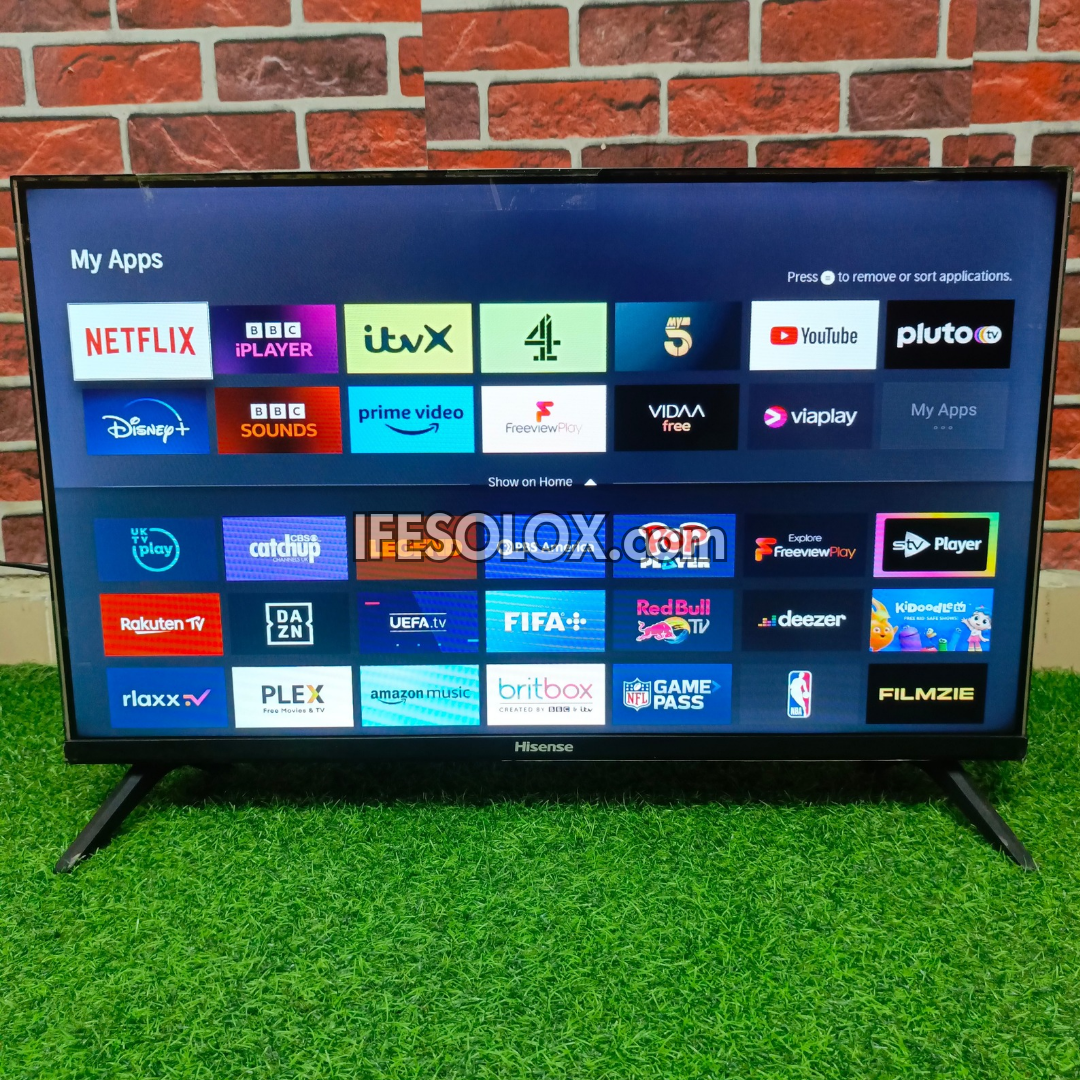 Hisense 32 Inch 32A4G Series Smart Full HD LED TV (Built-in WiFi, Miracast) - Foreign Used