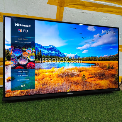 Hisense 32 inch QLED 32A5Q Quantum Dot VIDAA Smart Frameless TV (Wi-Fi, Miracast, AirPlay) - Foreign Used