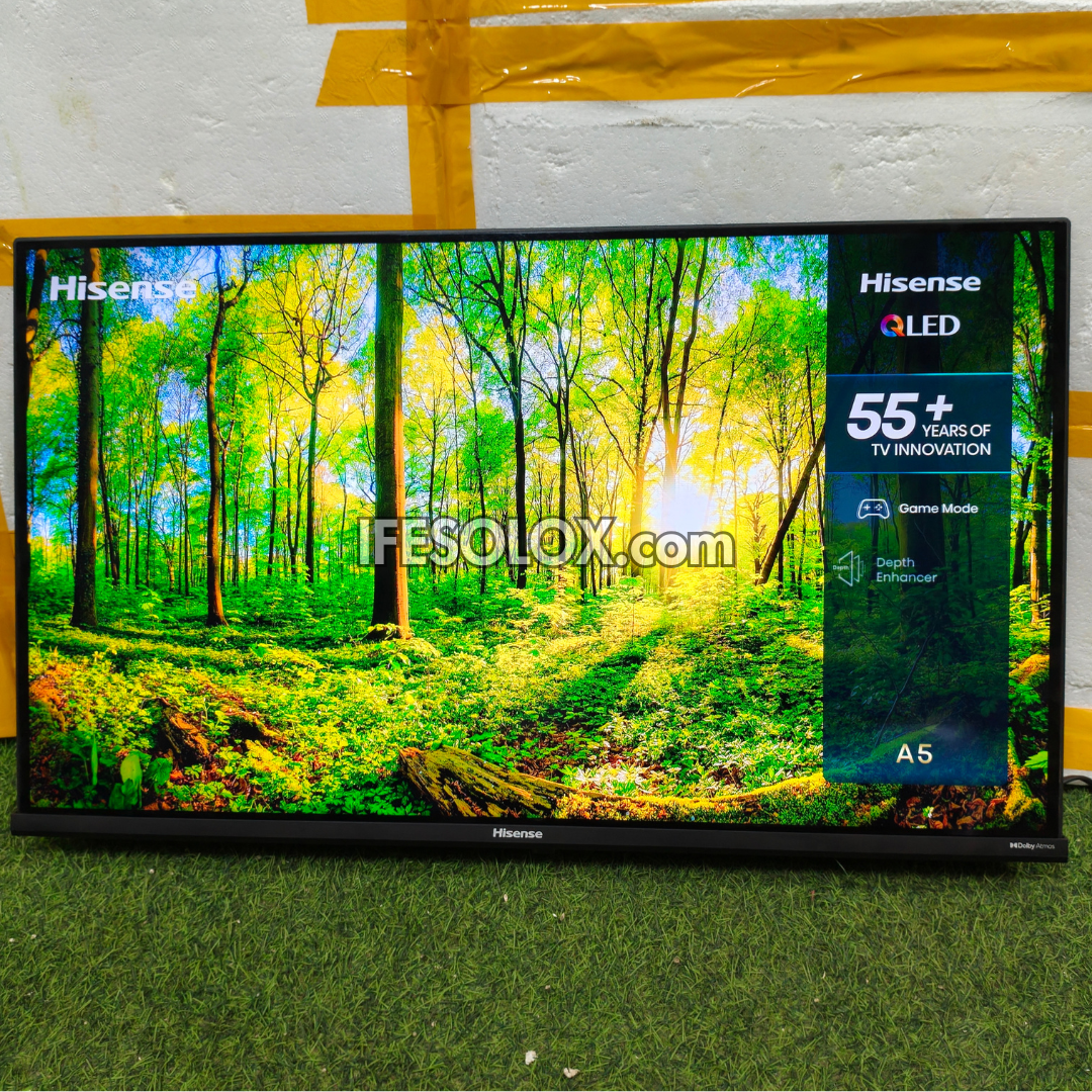 Hisense 32 inch QLED 32A5Q Quantum Dot VIDAA Smart Frameless TV (Wi-Fi, Miracast, AirPlay) - Foreign Used