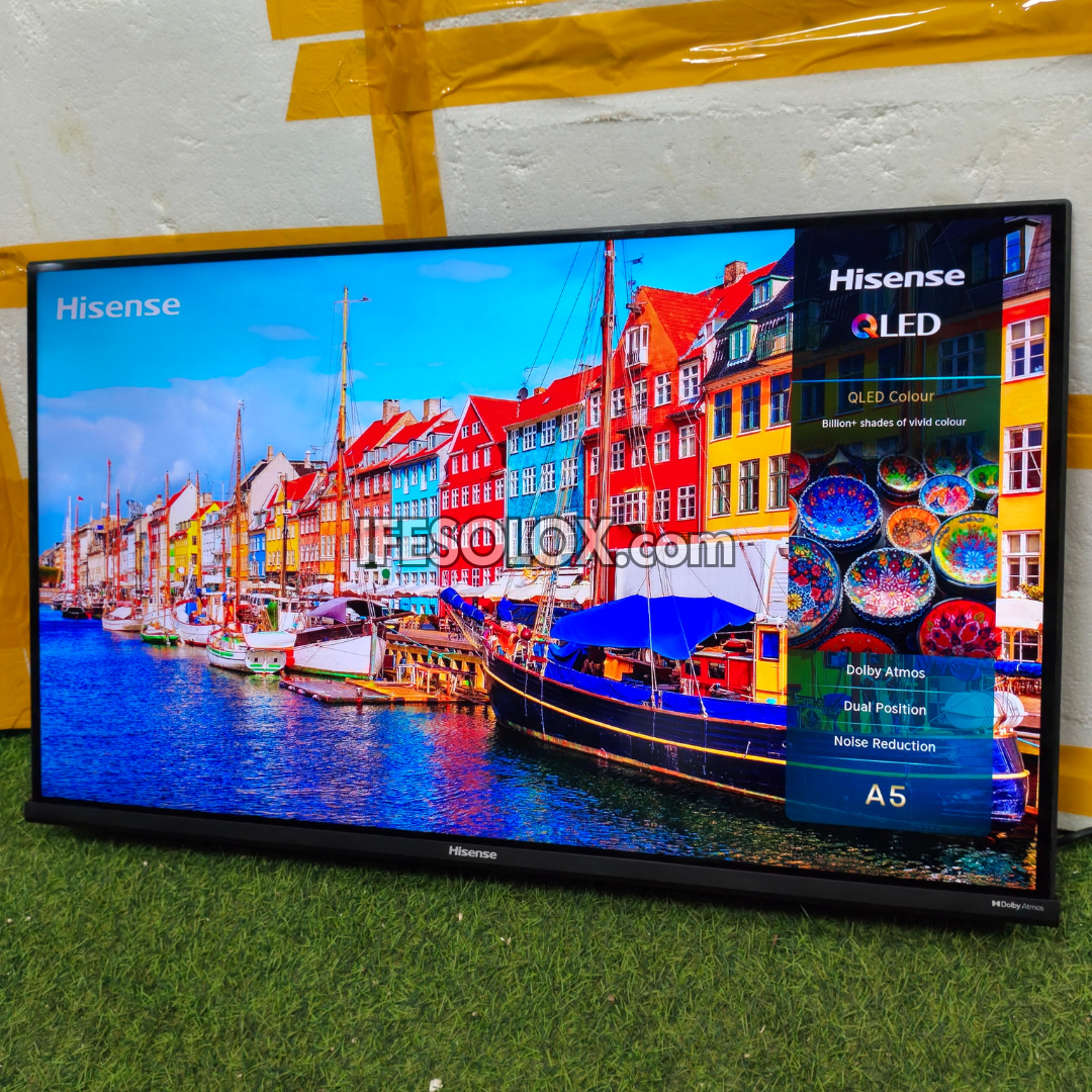 Hisense 32 inch QLED 32A5Q Quantum Dot VIDAA Smart Frameless TV (Wi-Fi, Miracast, AirPlay) - Foreign Used