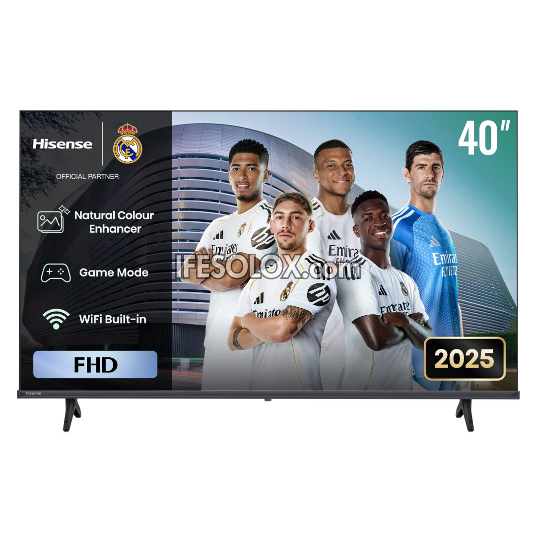 Hisense 40 Inch 40A4Q VIDAA Smart Full HD LED Frameless TV + 1 Year Warranty (Free Wall Mount) - Brand New