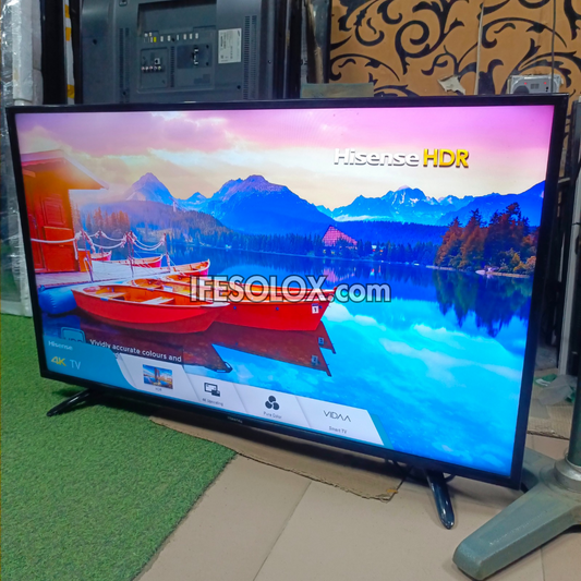 Hisense 49 inch VIDAA Smart 4K UHD LED TV (Built-in WiFi, Miracast, Netflix, YouTube) - Foreign Used