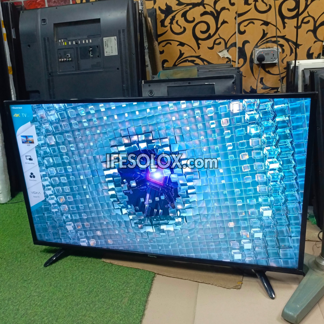 Hisense 49 inch VIDAA Smart 4K UHD LED TV (Built-in WiFi, Miracast, Netflix, YouTube) - Foreign Used