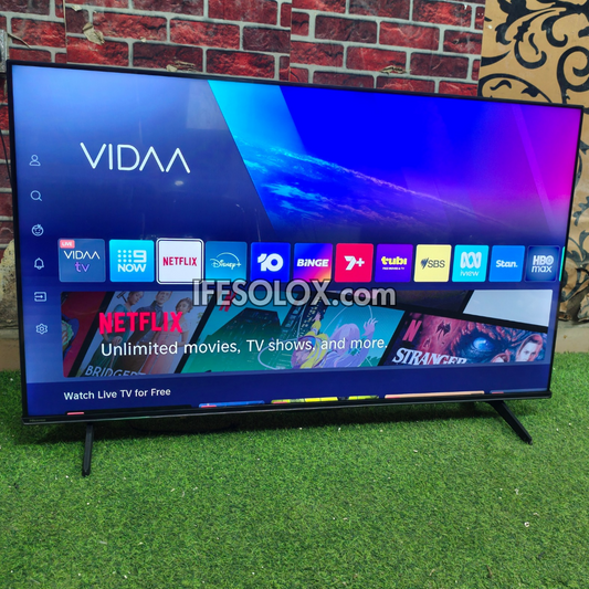 Hisense 50 inch QLED 50Q6Q Smart 4K UHD Frameless QLED TV (Bluetooth, WiFi, Screen Mirroring) - Foreign Used