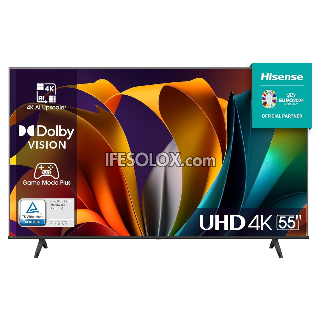Hisense 55 Inch 55A6N Smart 4K UHD LED TV + 1 Year Warranty (Free Wall Mount) - Brand New
