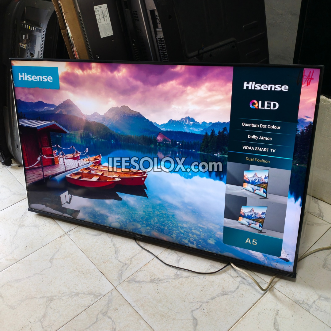 Hisense 55 inch 55E7K QLED Quantum Dot VIDAA Smart 4K UHD Frameless QLED TV - Foreign Used