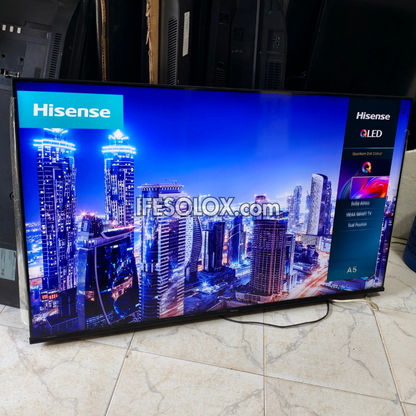 Hisense 55 inch 55E7K QLED Quantum Dot VIDAA Smart 4K UHD Frameless QLED TV - Foreign Used
