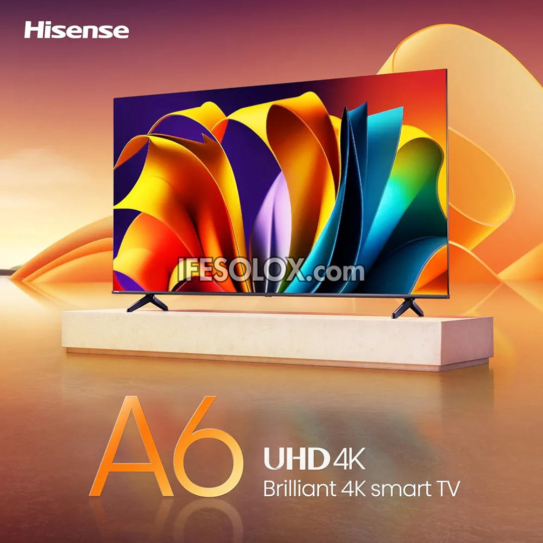 Hisense 58 inch 58A6N 2024 VIDAA Smart 4K UHD Frameless TV + 1 Year Warranty (Free Wall Mount) - Brand New